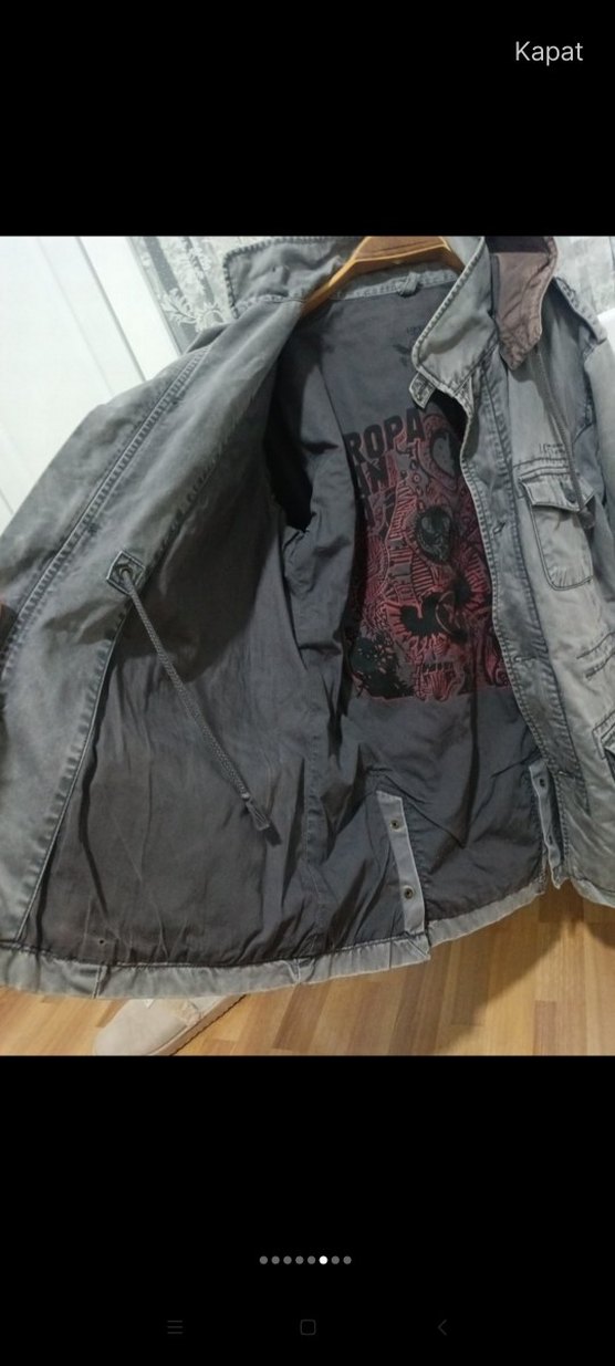 Gri Kot Kemerli Erkek Yeleği - Görsel 5