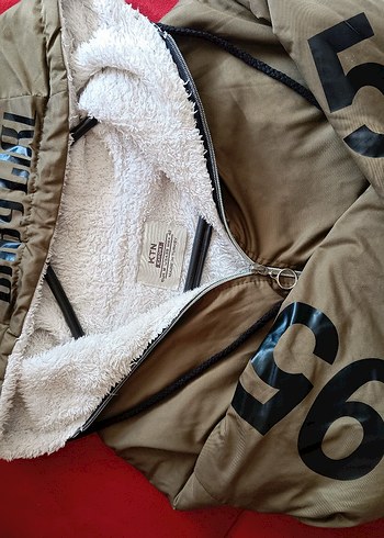 haki yeşili Kapüşonlu Fermuarlı Kadın Ceket - Görsel 2