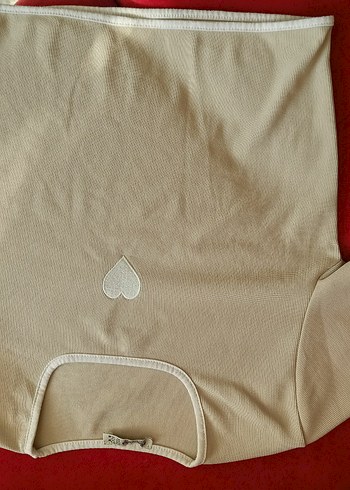 bej crop /tişört - Görsel 2