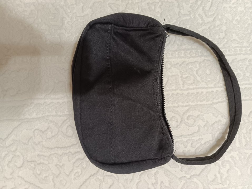 Siyah Minimalist Kadın Omuz Çantası - Görsel 2