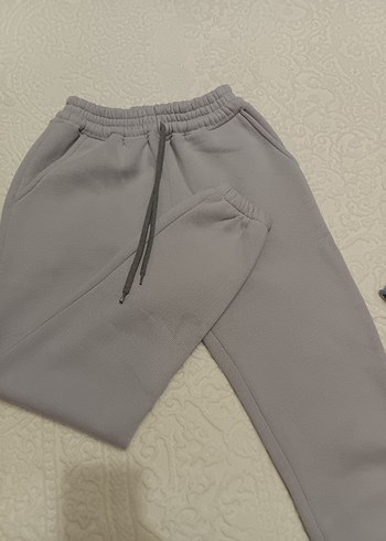 Kadın Gri Fermuarlı Eşofman Altı - Görsel 2