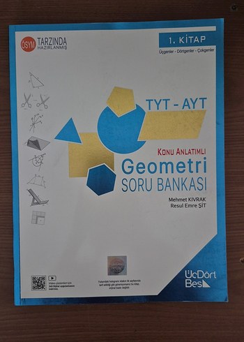 Üç Dört Beş TYT-AYT Geometri 1. Kitap