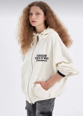 Defacto Kapüşonlu Oversize Sweatshirt