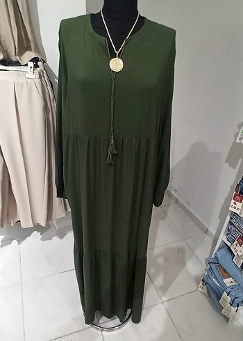 Püsküllü Bohem Kadın Uzun Elbise