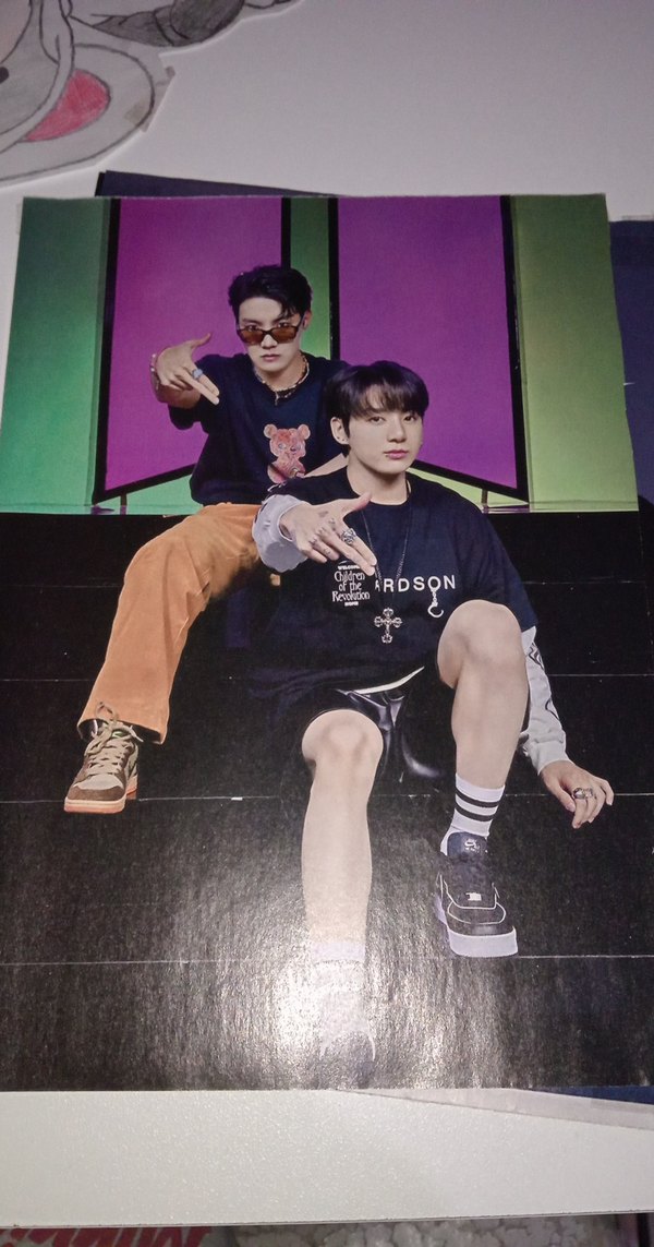 Gri Leopar Desenli Salaş Tuxedo Ceket - Görsel 4