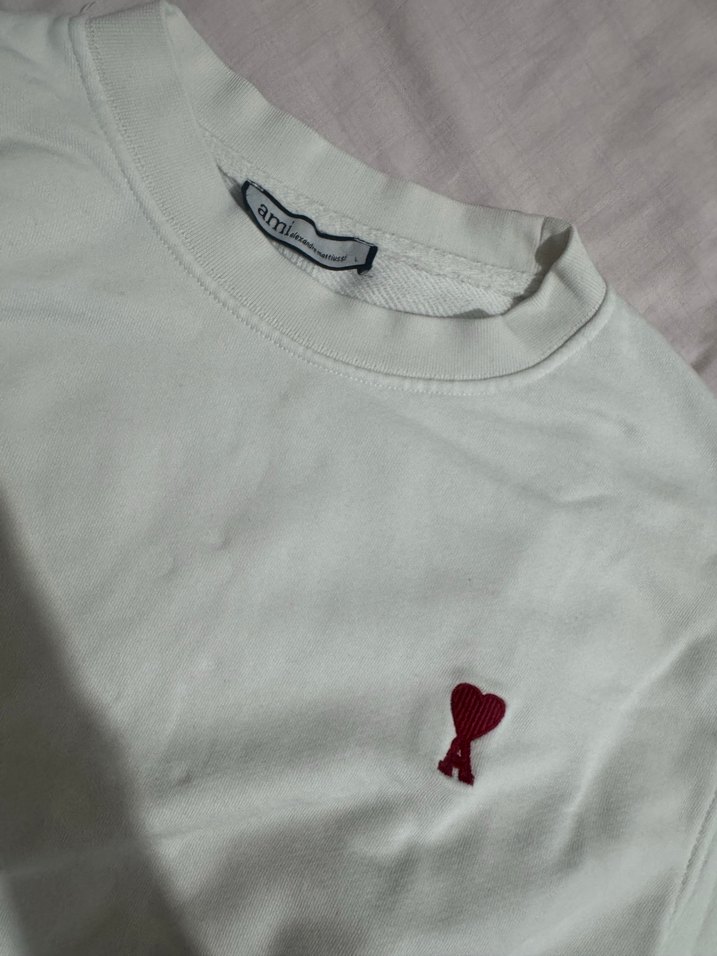 Ami Beyaz Kadın Sweatshirt - Görsel 2