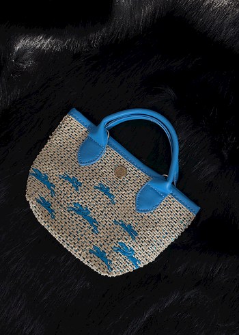 Mavi Bohem Tarz El Çantası - Görsel 2