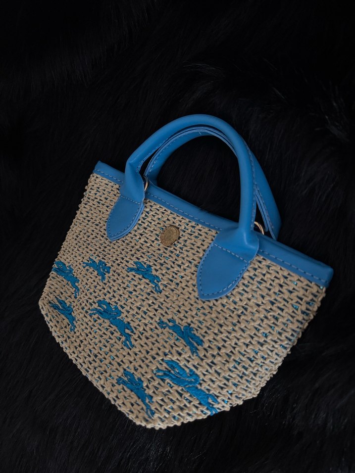 Mavi Bohem Tarz El Çantası - Görsel 3