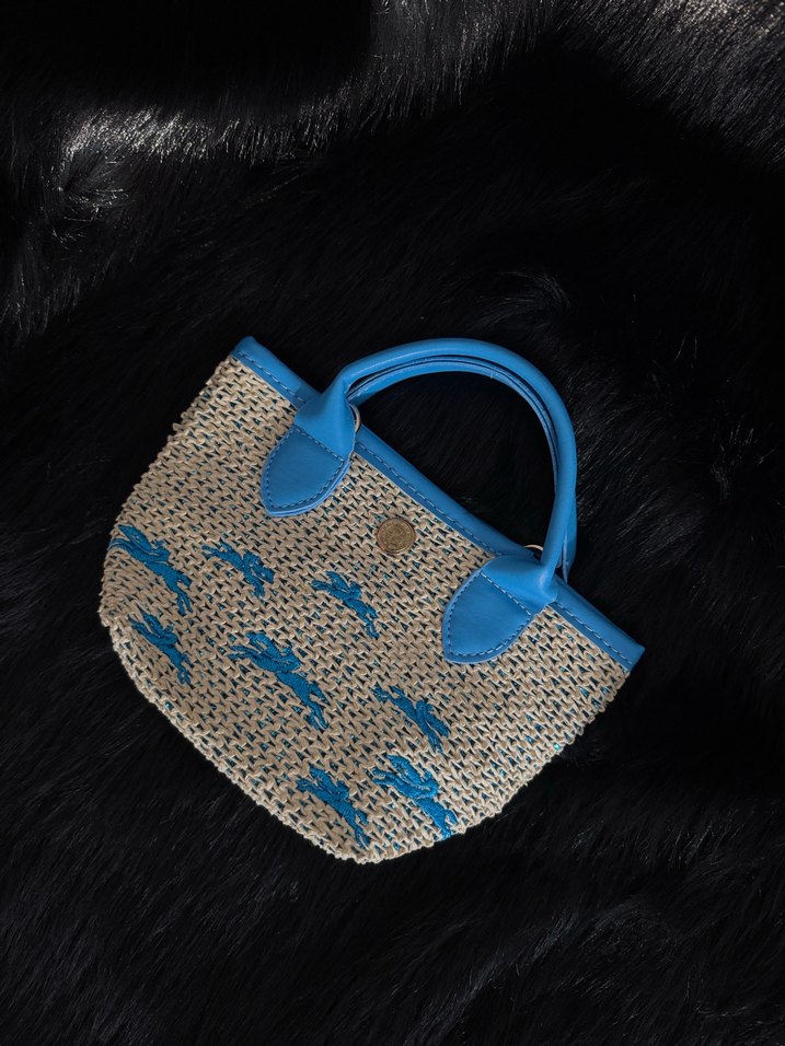 Mavi Bohem Tarz El Çantası - Görsel 2