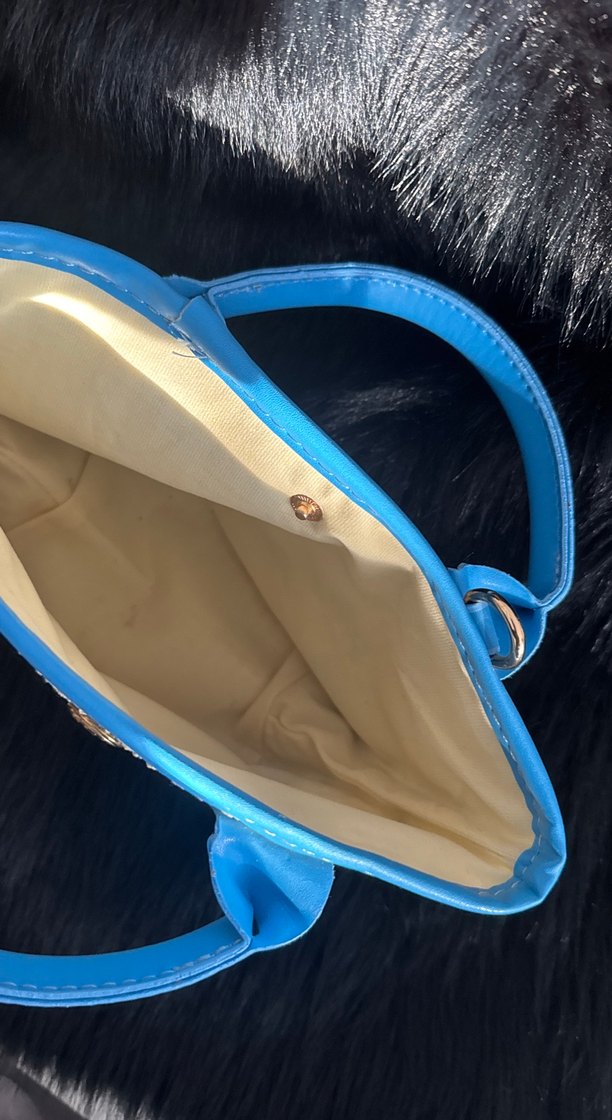 Mavi Bohem Tarz El Çantası - Görsel 4