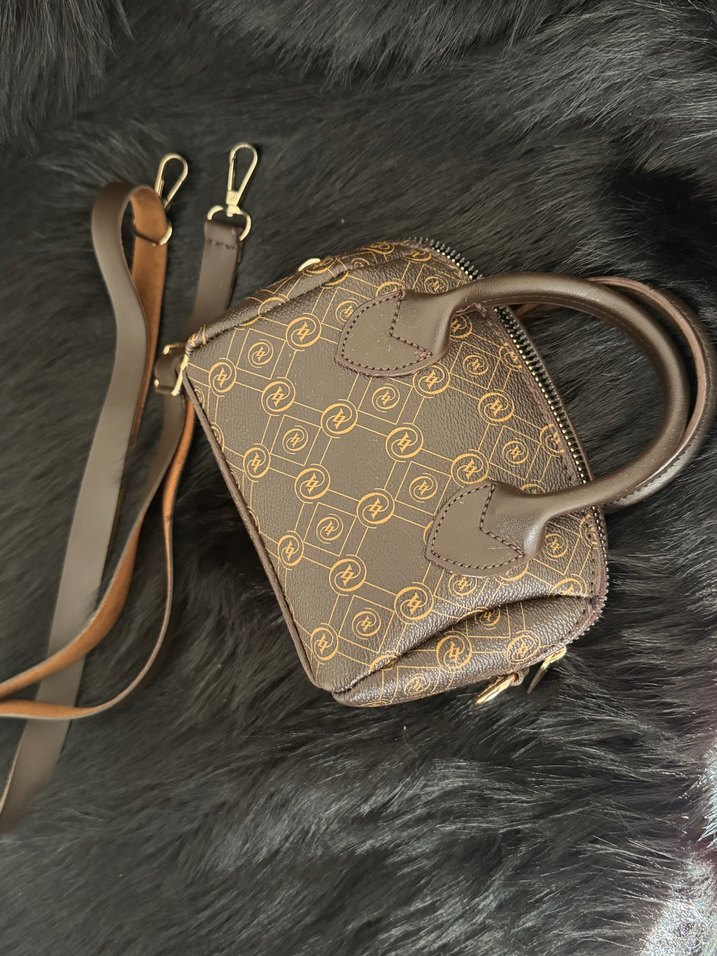 Kahverengi Vakko Benzeri Deri Çanta - Görsel 4