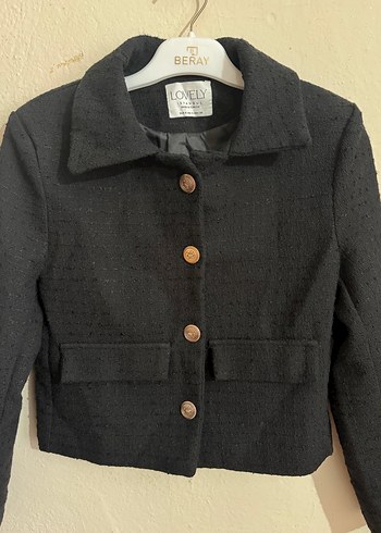 Lovely Siyah Kısa Ceket - Görsel 2