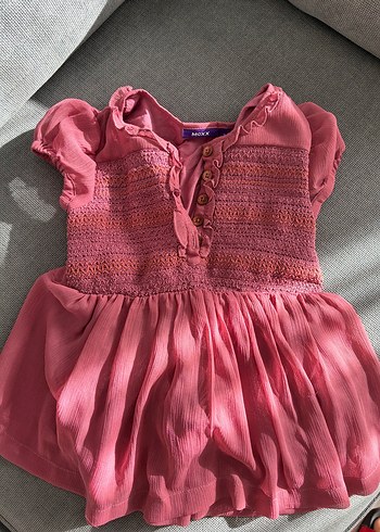 Pembe Fırfırlı Bohem Kız Elbisesi - Görsel 2