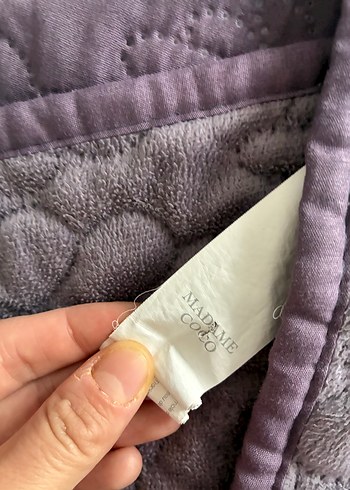 Mor Kapitone Yatak Örtüsü - Görsel 3