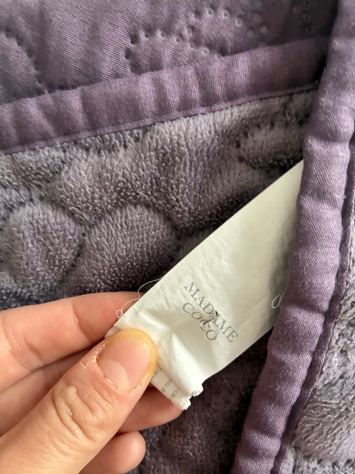 Mor Kapitone Yatak Örtüsü - Görsel 3