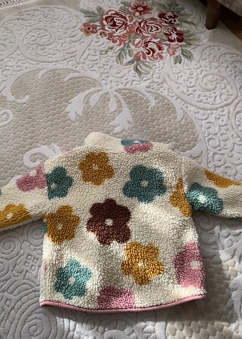 Çiçek Desenli Bohem Kız Çocuk Ceketi - Görsel 6