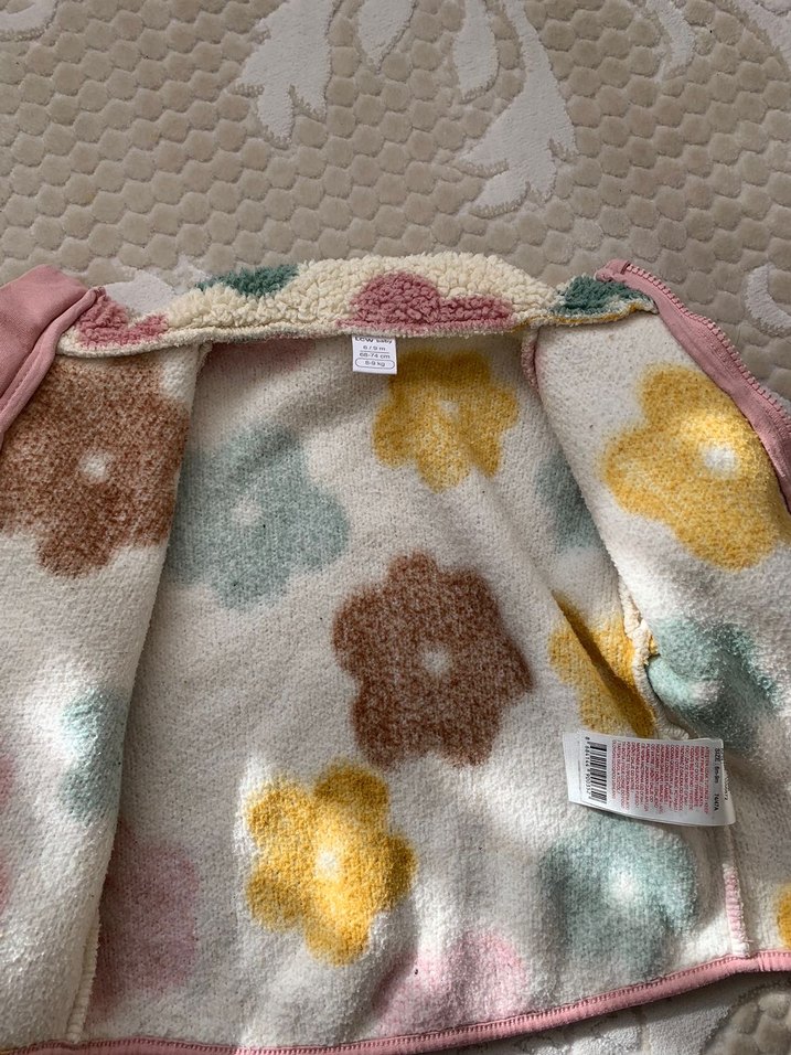 Çiçek Desenli Bohem Kız Çocuk Ceketi - Görsel 5