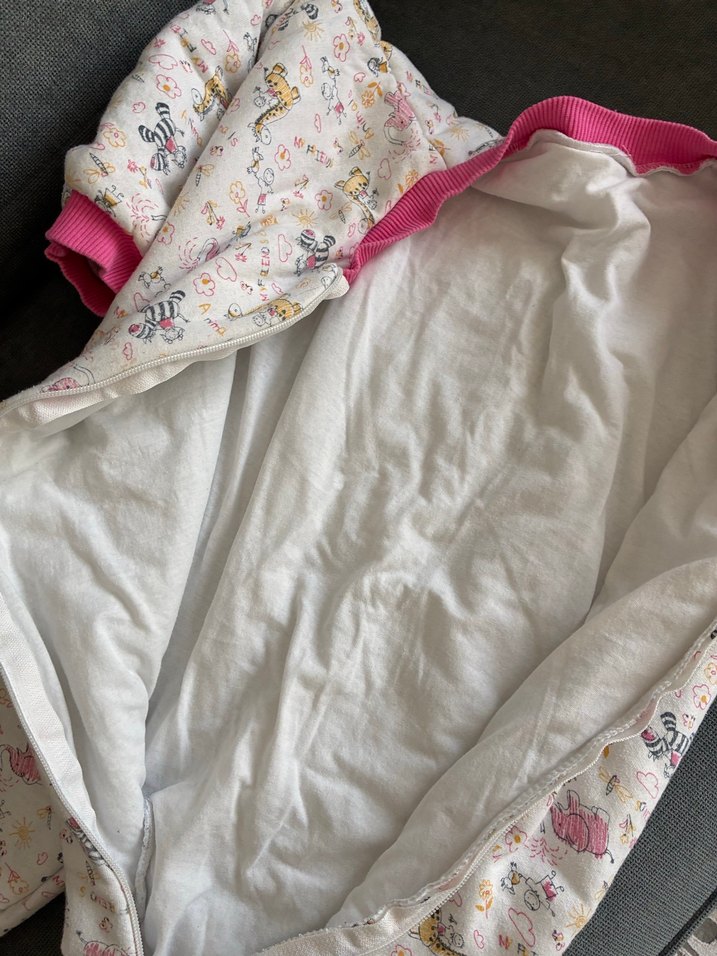 Kız Bebek Fermuarlı Uzun Kollu uyku tuluöu - Görsel 5