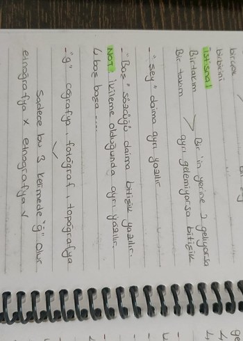 Aker kartal tyt Türkçe el yazmalı kamp defteri - Görsel 5