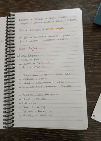 Aker kartal tyt Türkçe el yazmalı kamp defteri - Görsel 11