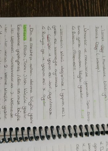 Aker kartal tyt Türkçe el yazmalı kamp defteri - Görsel 4