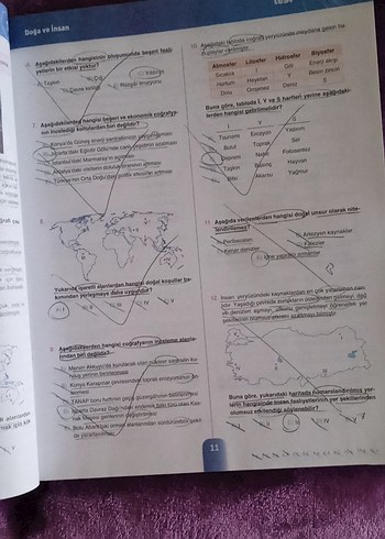 Bilfen TYT Coğrafya Soru Bankası - Görsel 3
