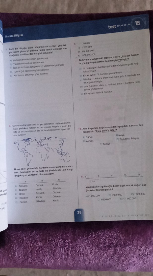Bilfen TYT Coğrafya Soru Bankası - Görsel 4