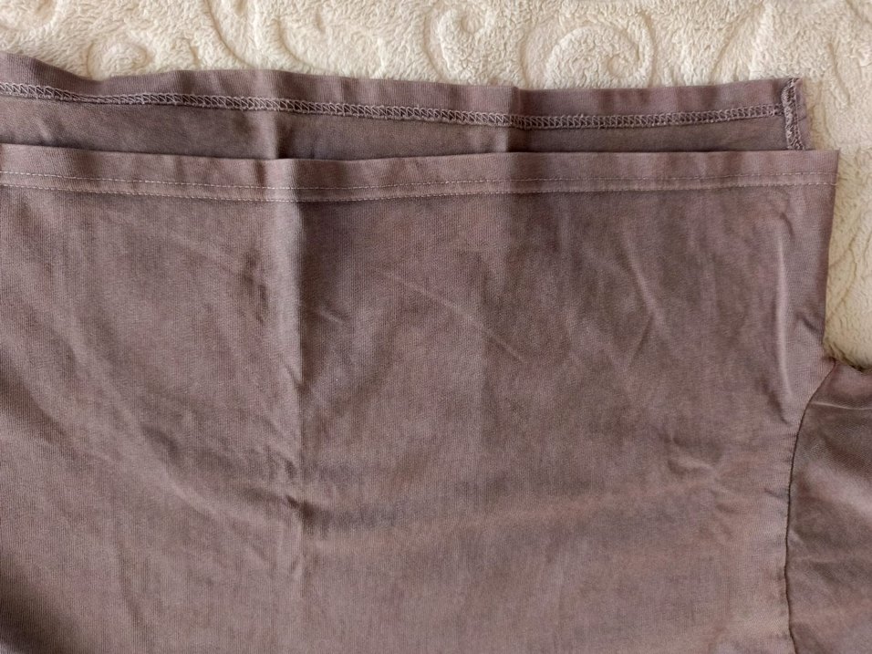 Basic düz renk kahverengi crop - Görsel 5