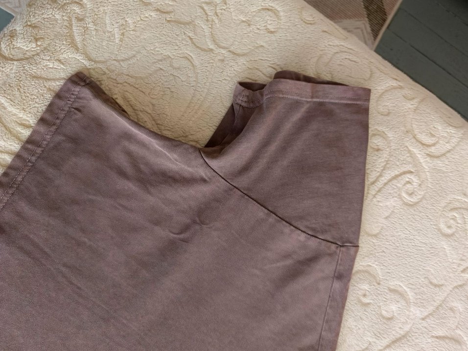 Basic düz renk kahverengi crop - Görsel 4