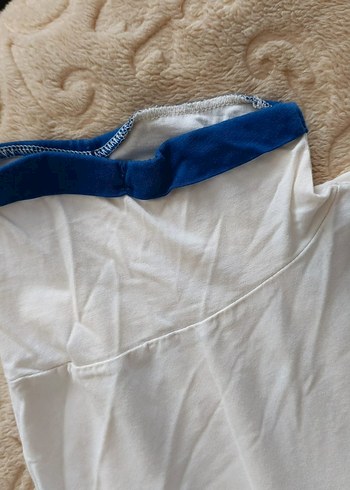 Beyaz florida baskılı crop tisort - Görsel 3