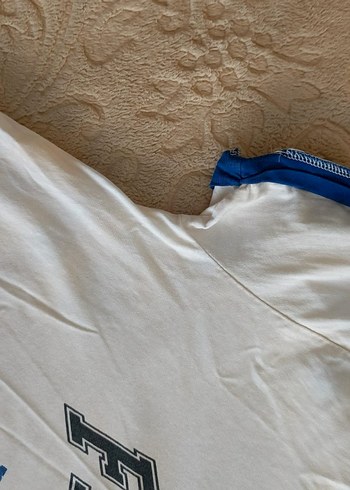 Beyaz florida baskılı crop tisort - Görsel 4