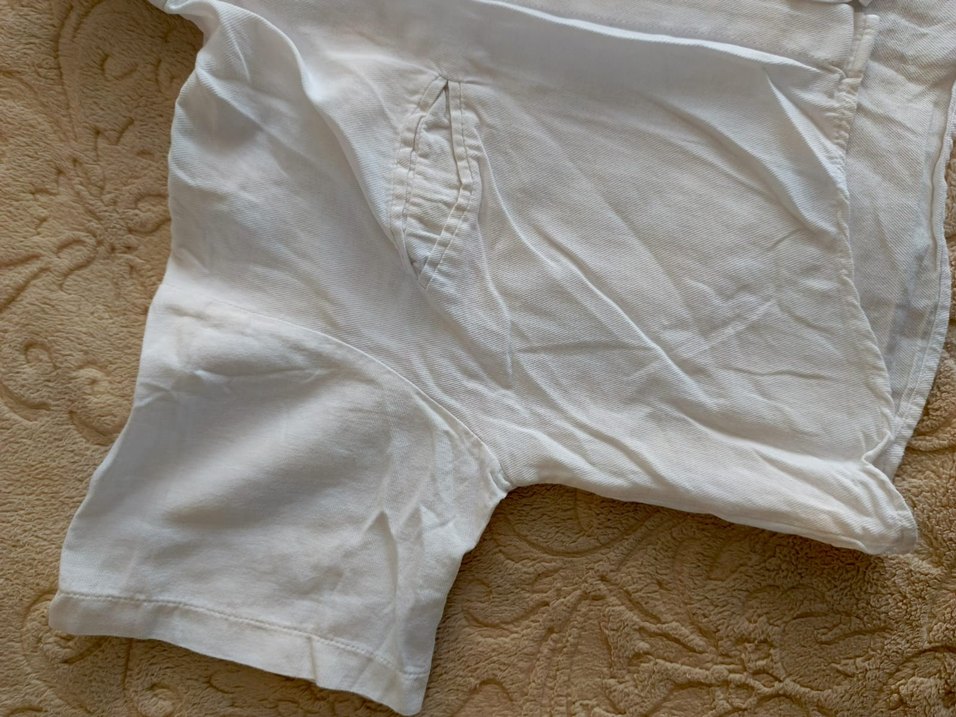 beyaz kadın crop gomlek - Görsel 4