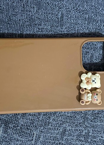 Kahverengi Tokalı Telefon Kılıfı iphone 12 - Görsel 2