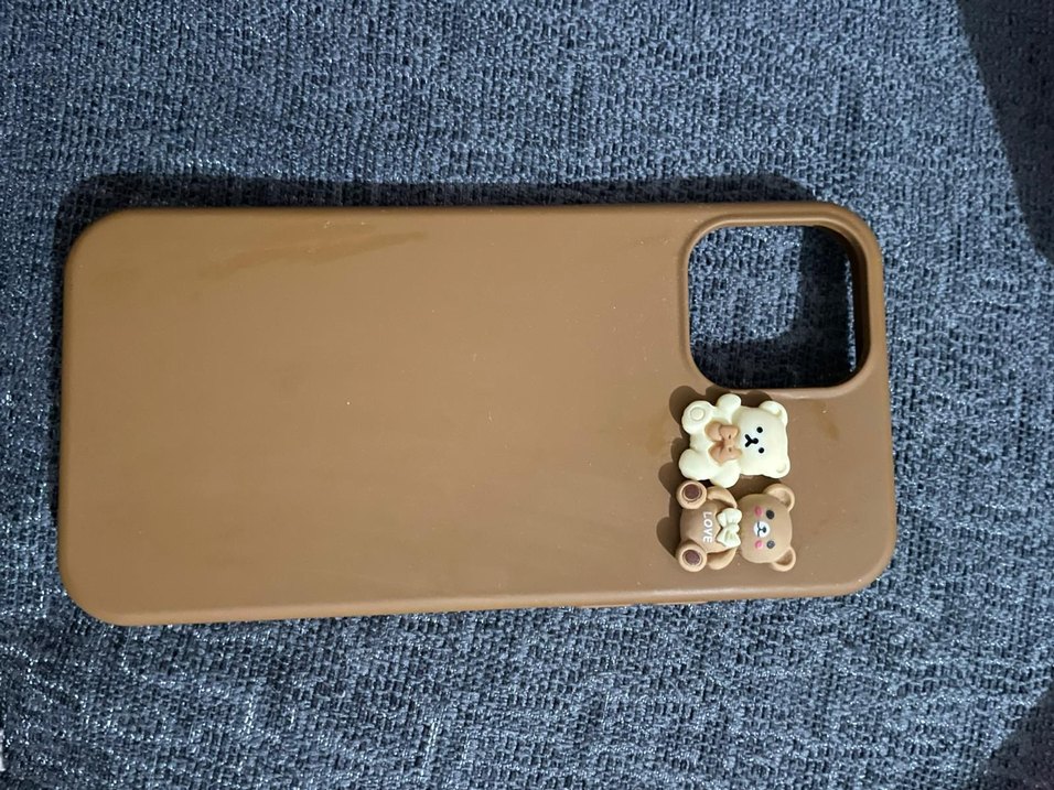 Kahverengi Tokalı Telefon Kılıfı iphone 12 - Görsel 2