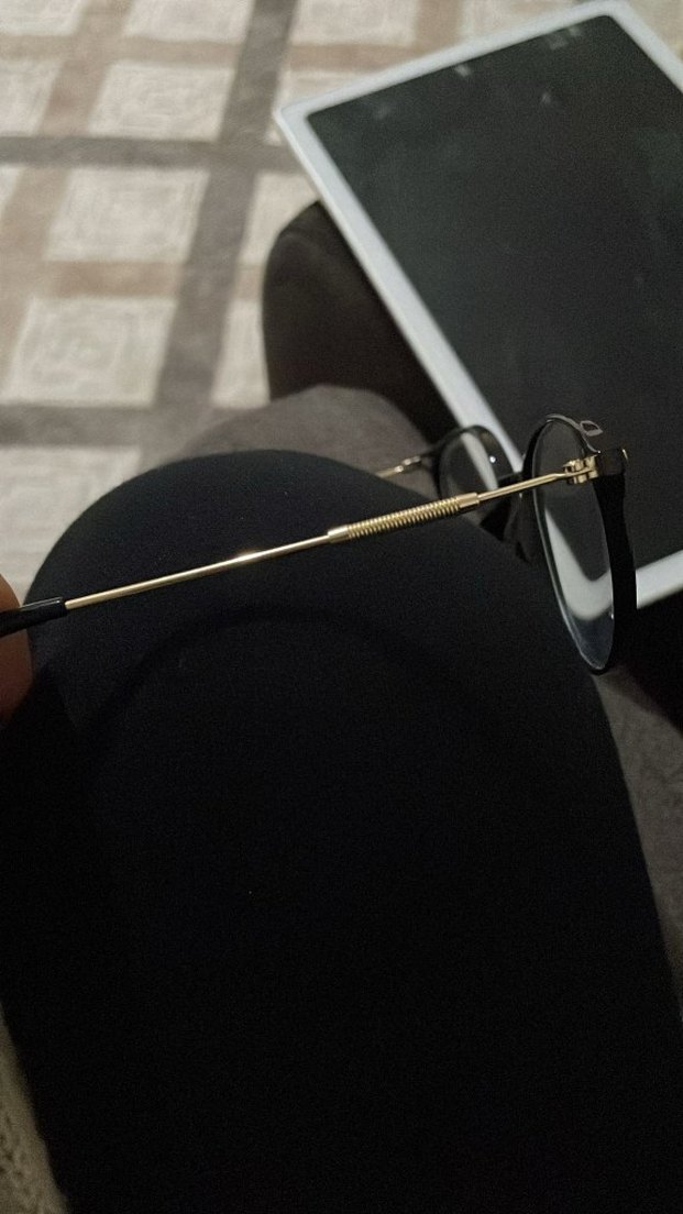 Parlak Siyah Kadın Gözlüğü dinlendirici gözlük - Görsel 2