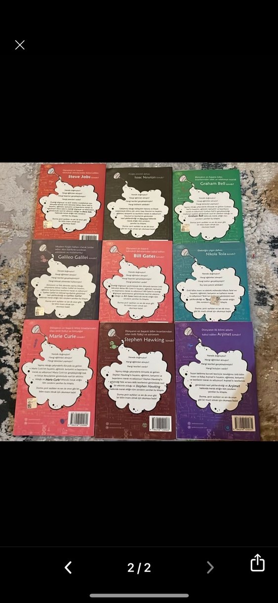Bilimin Dehaları Çocuk Kitapları Seti 8 kitap - Görsel 2