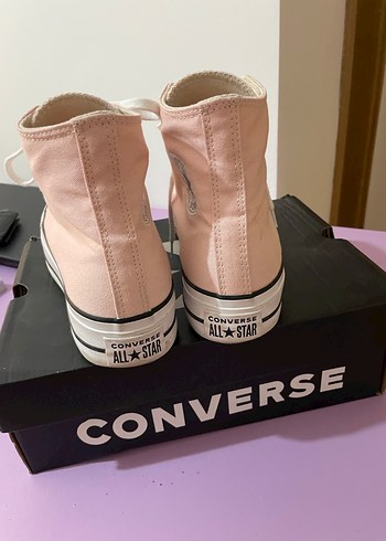 Pembe converse - Görsel 4