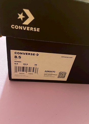 Pembe converse - Görsel 7