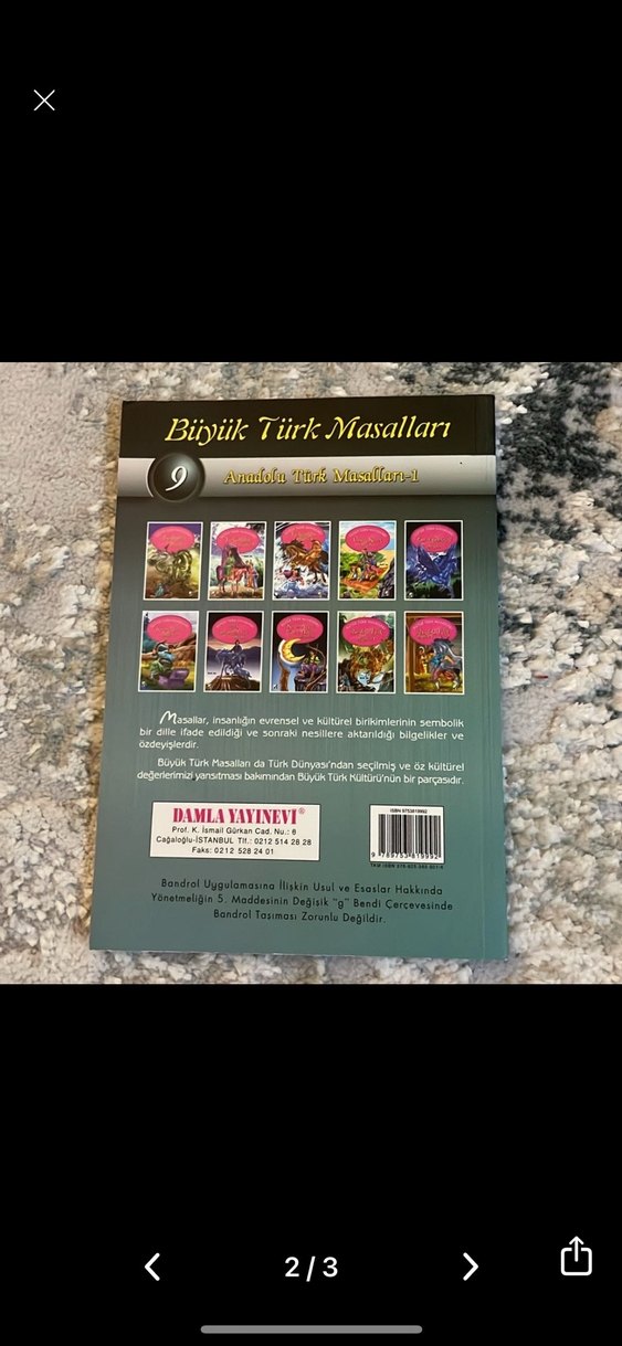 Büyük Türk Masalları Anadolu Türk Masalları - Görsel 2