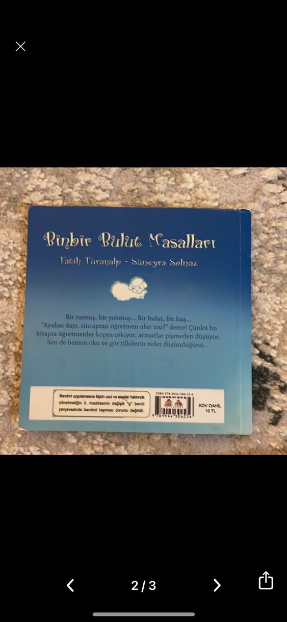 Binbir Bulut Masalları Çocuk Kitabı - Görsel 2
