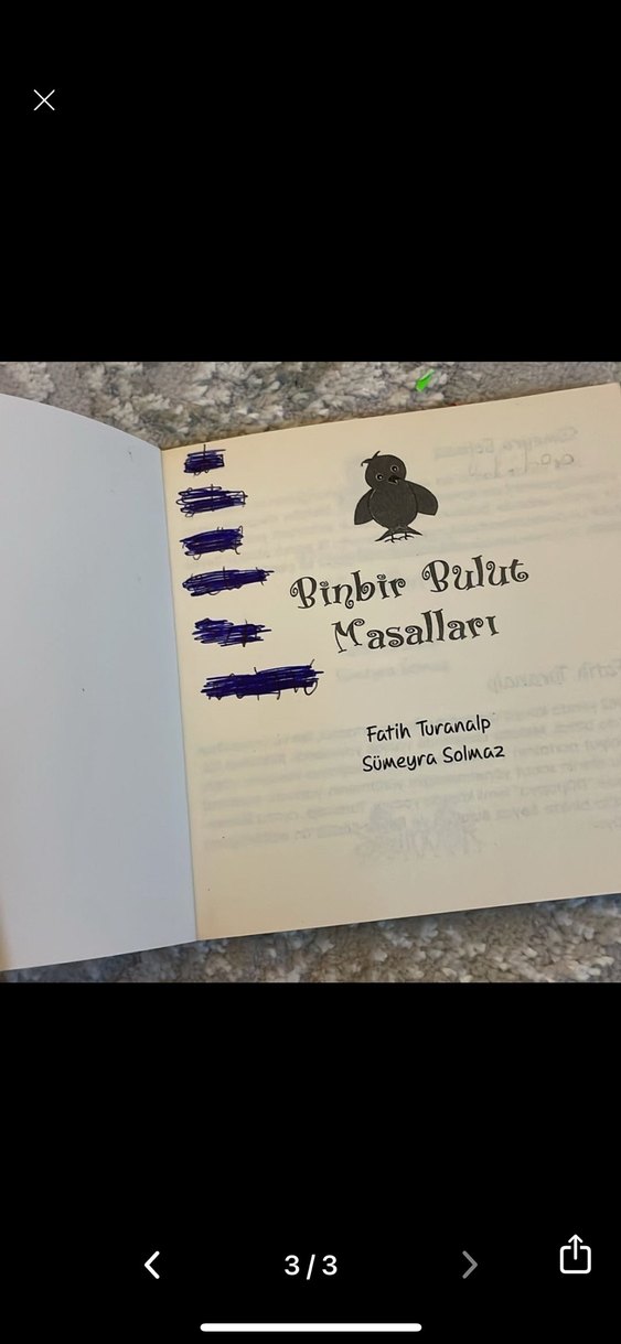 Binbir Bulut Masalları Çocuk Kitabı - Görsel 3