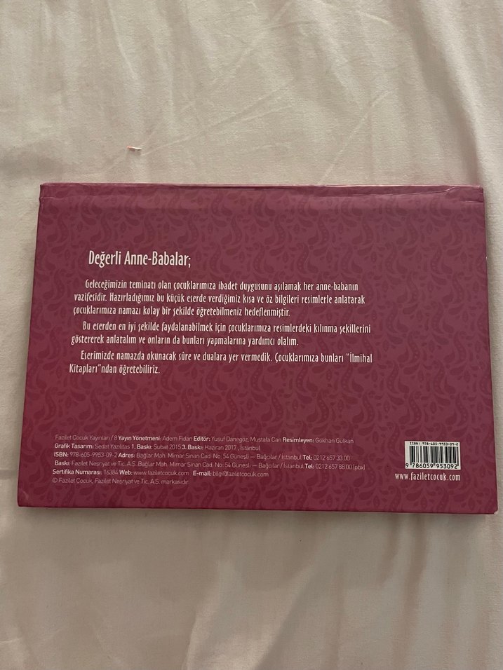 Namaz Kılmayı Öğreniyorum Kitabı - Görsel 2