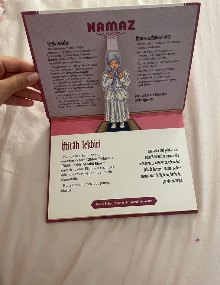 Namaz Kılmayı Öğreniyorum Kitabı - Görsel 3