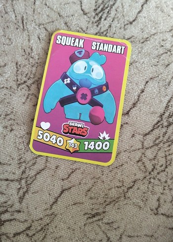 Brawl Stars Squeak Standart Oyun Kartı