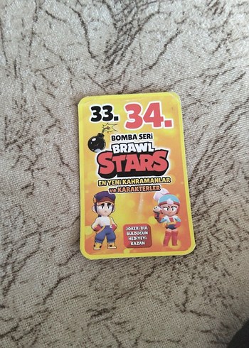  Brawl Stars Squeak Standart Oyun Kartı