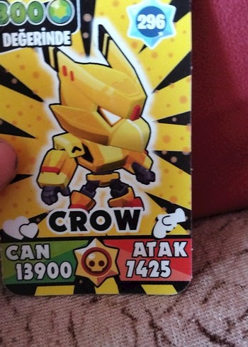 Renkli Sarı Crow Aksiyon Figürü