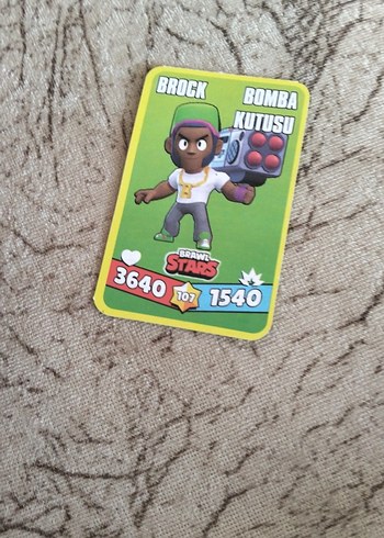 Brawl Stars Brock Bomba Kartı