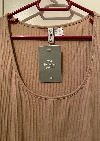 H&M Bej Uzun Kollu Kadın Elbise