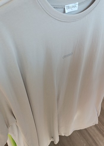 Gri Oversize Tişört - Görsel 2