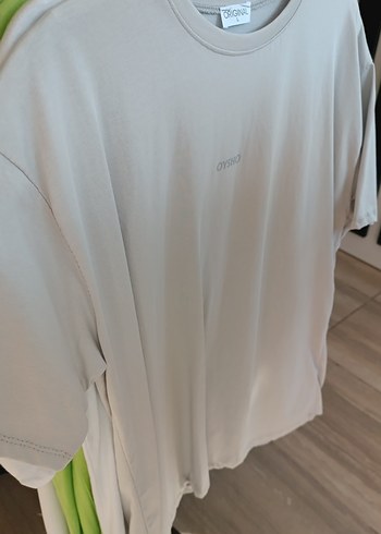 Gri Oversize Tişört - Görsel 3